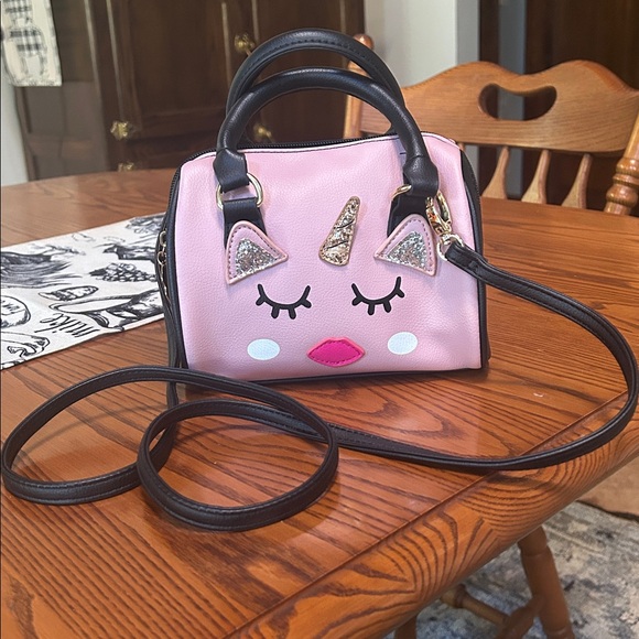 Betsey Johnson Mini Unicorn Leather Crossbody Bag - Picture 1 of 12
